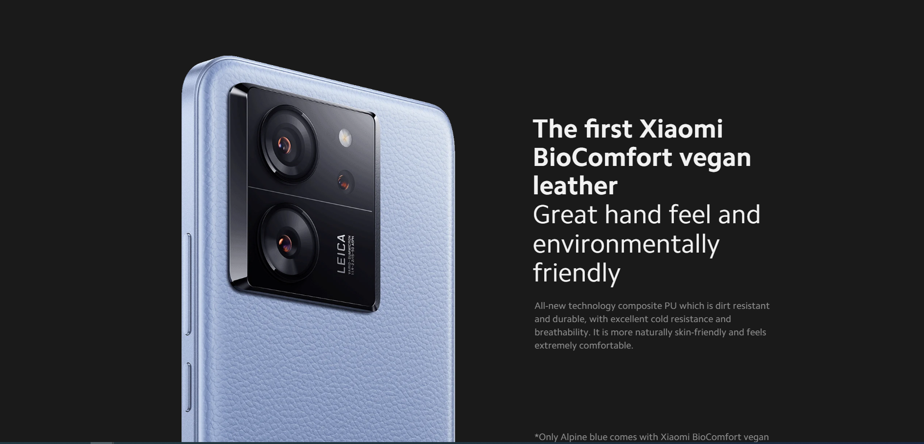 Xiaomi 13T 5G smartphone showcasing its sleek design