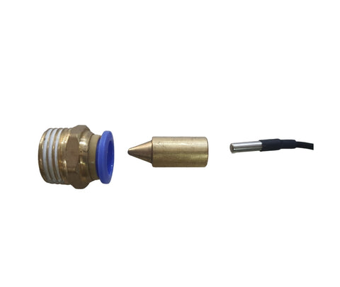 Brass thermowell for pneumatic T piece