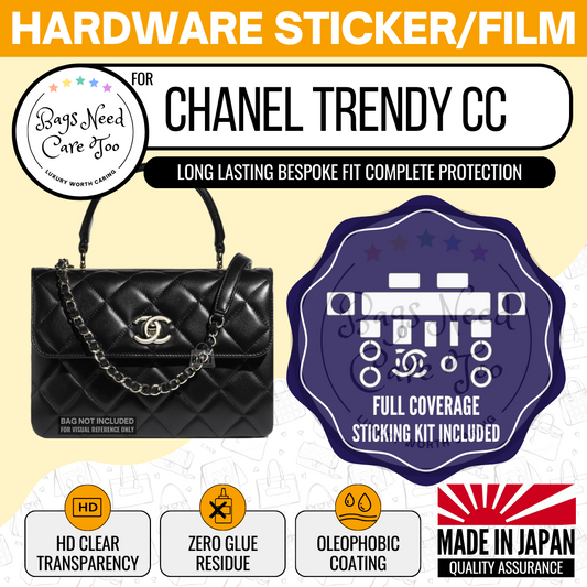 Chanel Mini Flap Bag (with Top Handle) Hardware Protective Sticker