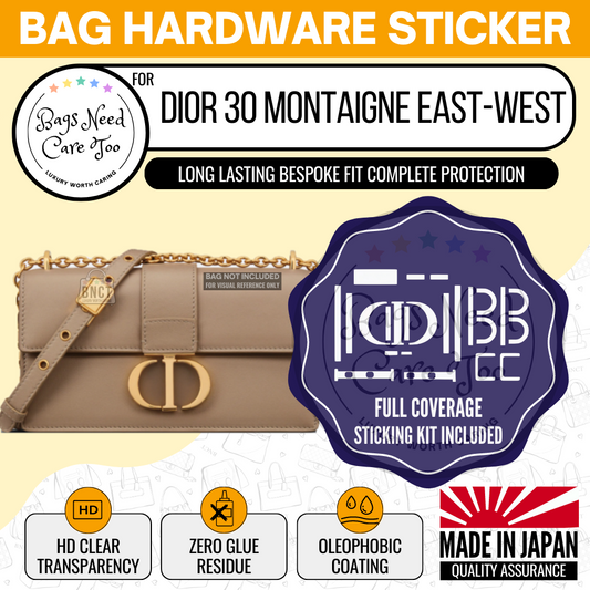 𝐁𝐍𝐂𝐓👜]💛 Dior Bobby East-West Bag Hardware Protective Sticker Film –  BAGNEEDCARETOO