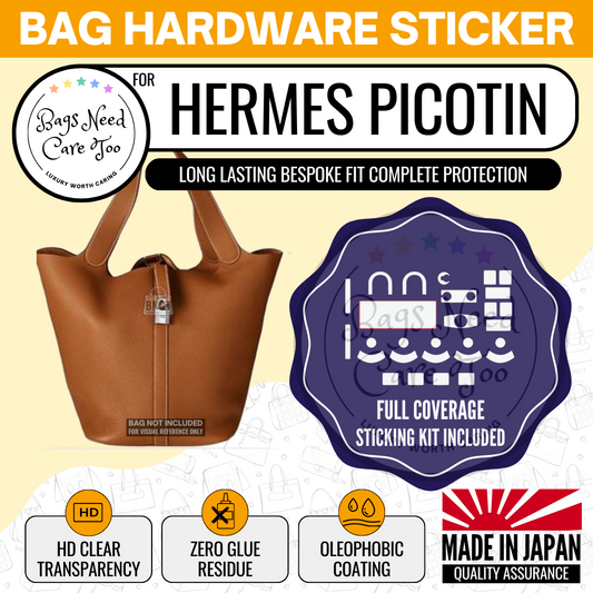 𝐁𝐍𝐂𝐓👜]💛 Hermes Kelly Danse Bag Hardware Protective Sticker –  BAGNEEDCARETOO