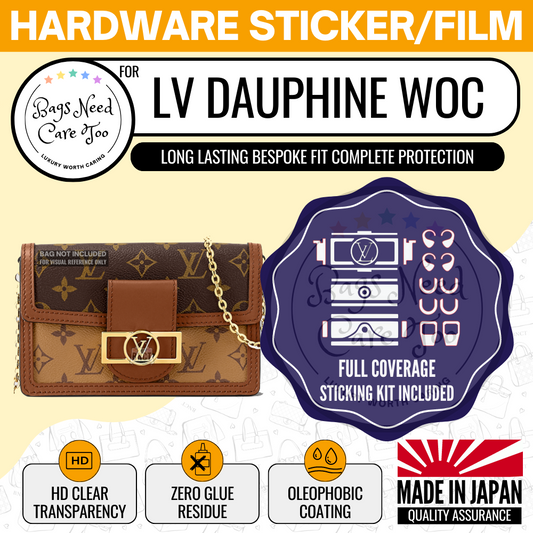 𝐁𝐍𝐂𝐓👜]💛 LV Dauphine Bag Hardware Protective Sticker Film