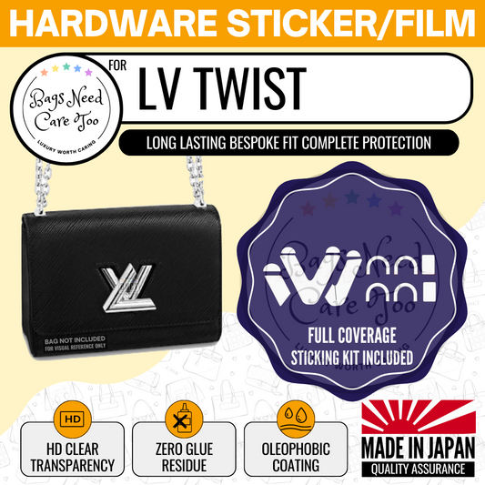 𝐁𝐍𝐂𝐓👜]💛 LV Twist WOC Purse Hardware Protective Sticker Film