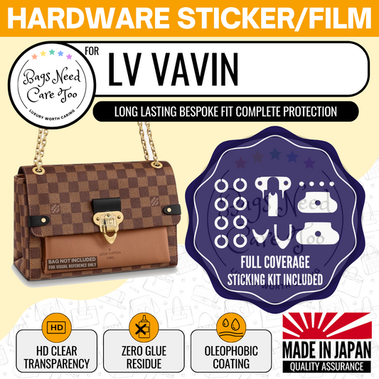 𝐁𝐍𝐂𝐓👜]💛 LV On My Side Bag Hardware Protective Sticker Film –  BAGNEEDCARETOO