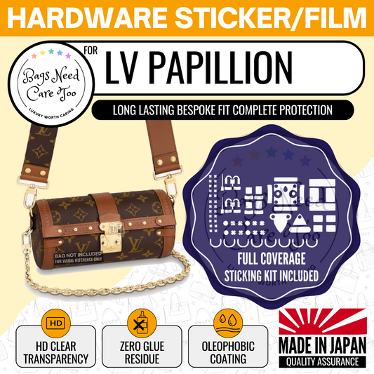 𝐁𝐍𝐂𝐓👜]💛 LV Trunk Clutch Hardware Protective Sticker Film –  BAGNEEDCARETOO
