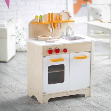 hape white gourmet kitchen