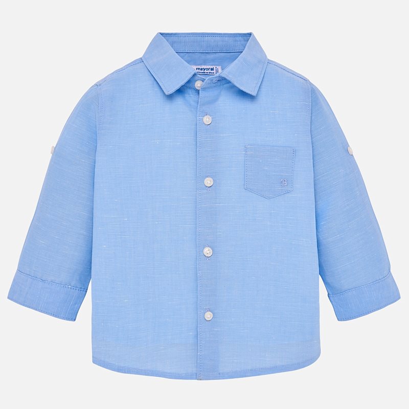 light blue long sleeve dress shirt