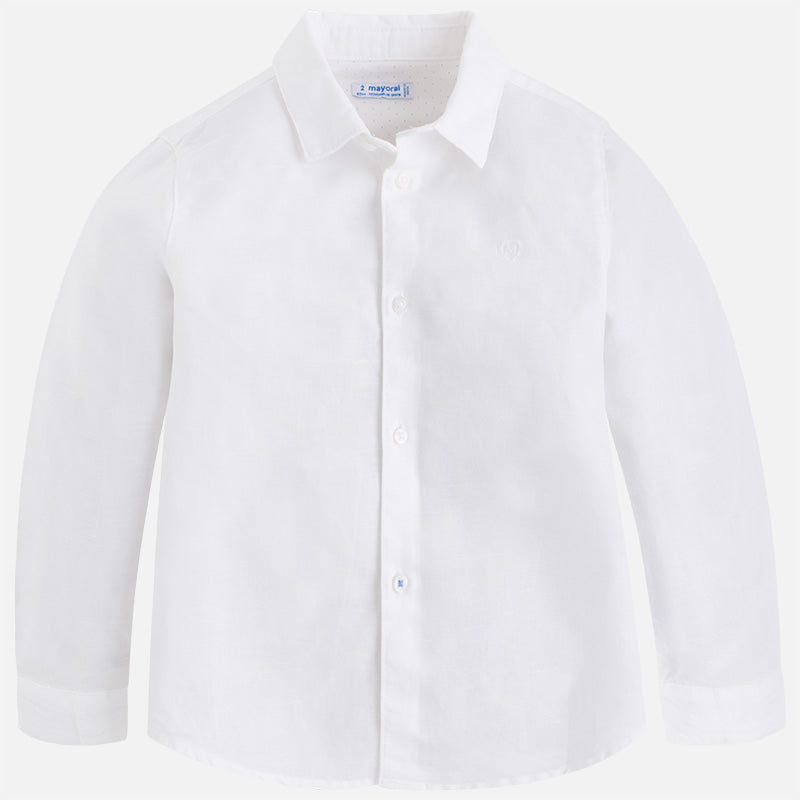 boys white dress shirt