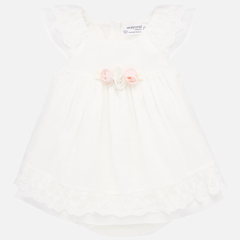 white lace baby dress