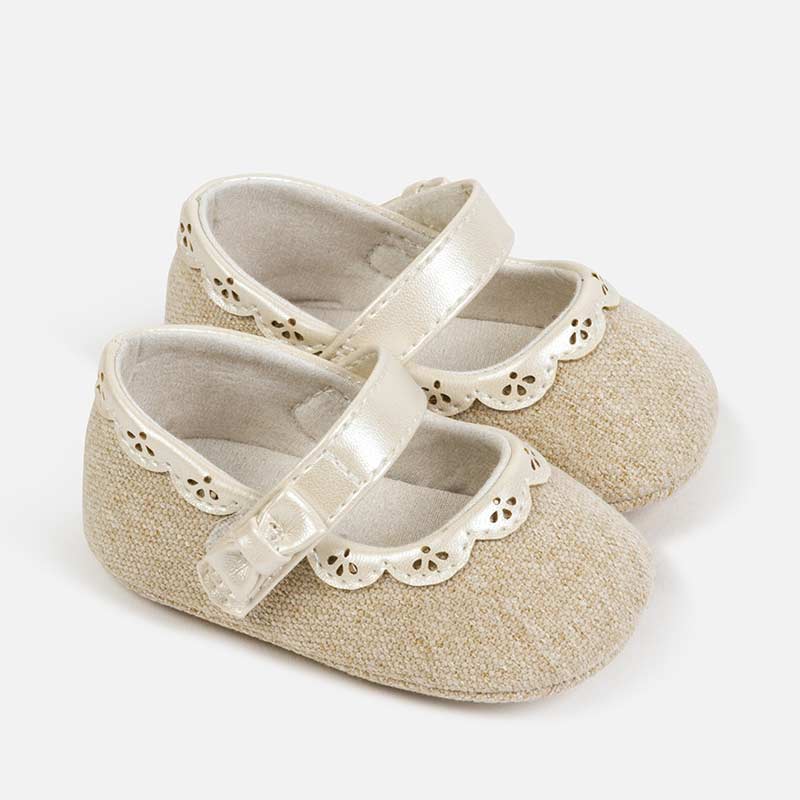 soft soled mary jane baby shoes
