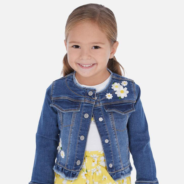little girl jean jacket outfit