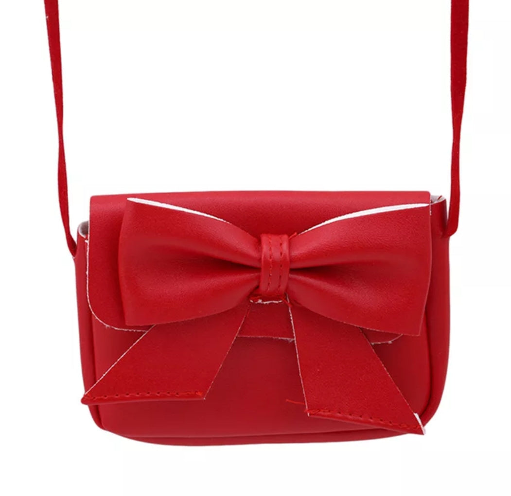 red crossbody purse