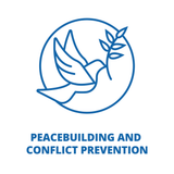 Peacebuilding and conflict prevention logo