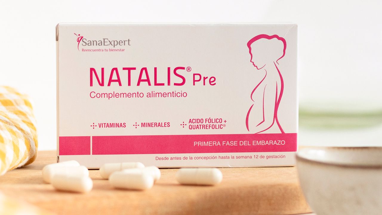 SanaExpert Natalis Pre suplemento para a fertilidade até a 13 semana de gravides