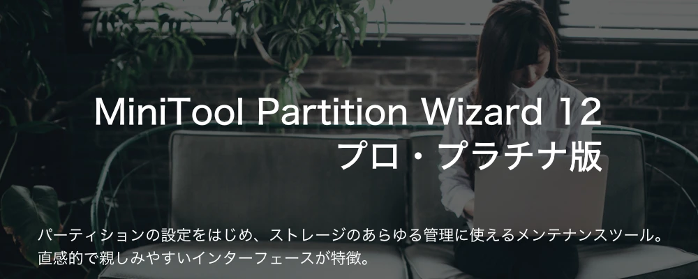 MiniTool Partition Wizard 12 プロ・プラチナ版