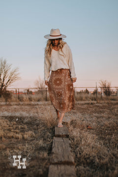 Bandana Midi Skirt