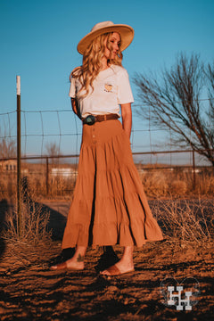 Clay Maxi Skirt