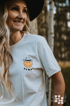 Smiley Howdy Graphic Tee