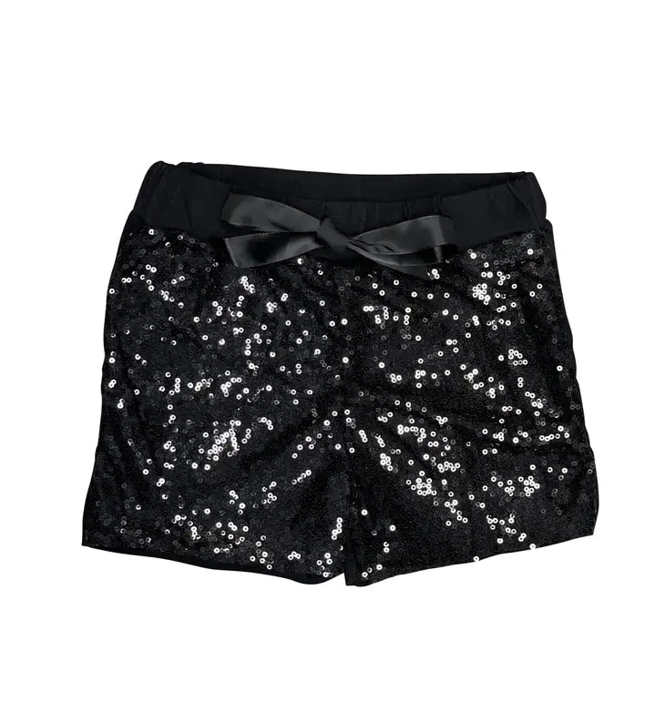 Black Sequin Glitter Shorts – AdiGrace