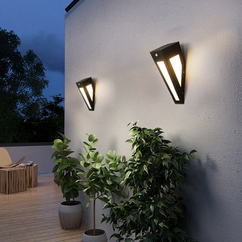 modern solar wall lights