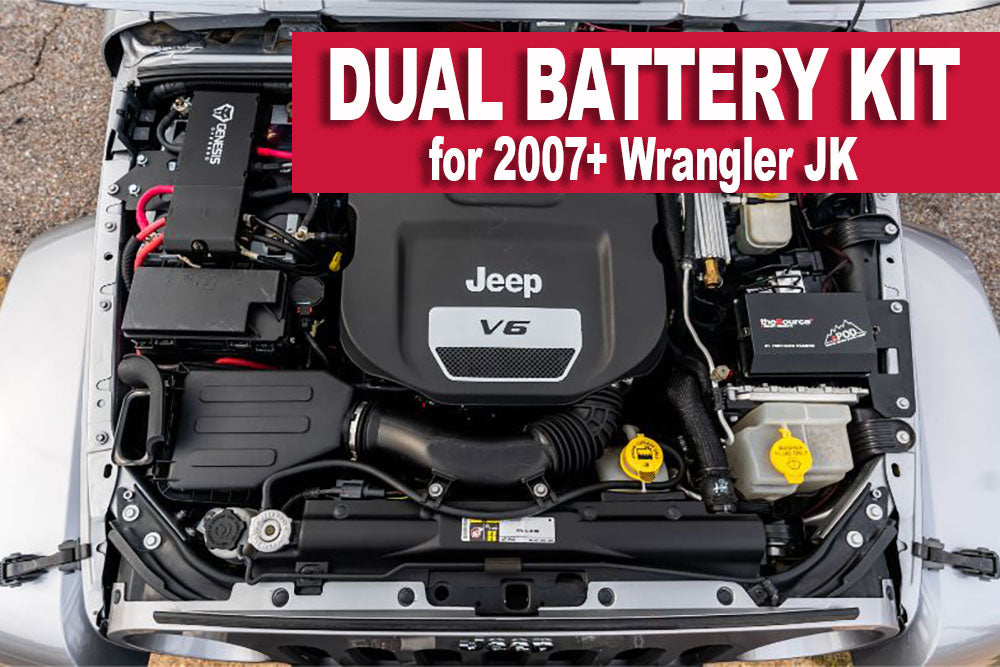 Genesis Offroad - Jeep Wrangler JK Dual Battery Kit (Gen 3) – 