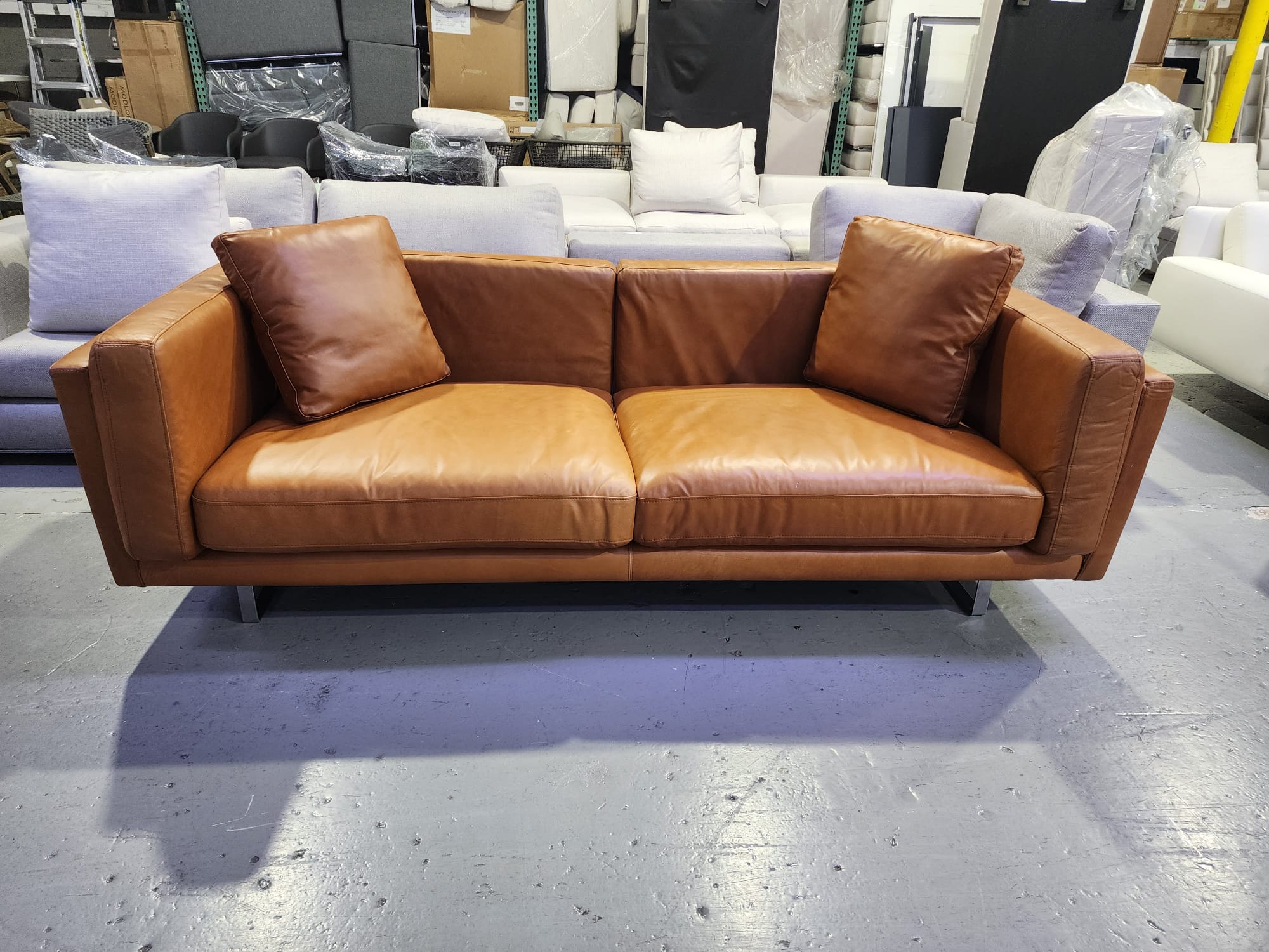 leather fulton sofa sales