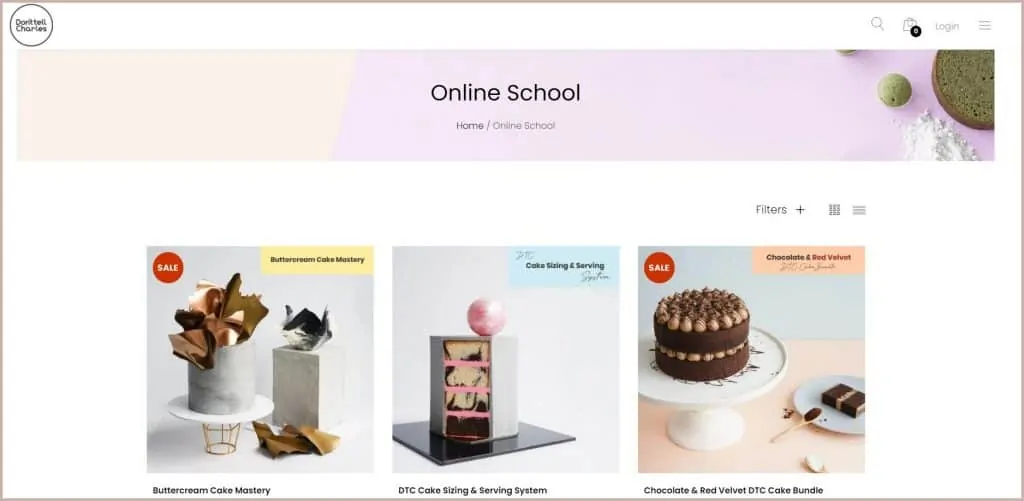 Online Cake School by Dont Tell Charles