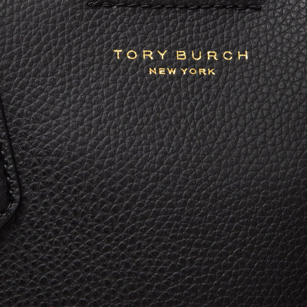 Tory Burch 81928 PERRY SMALL TRIPLE-COMPARTMENT TOTE Bag - Black – luxebags  singapore