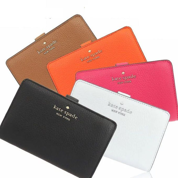 KATE SPADE WLR00394 LEILA MD COMPACT BIFOLD WALLET – luxebags singapore