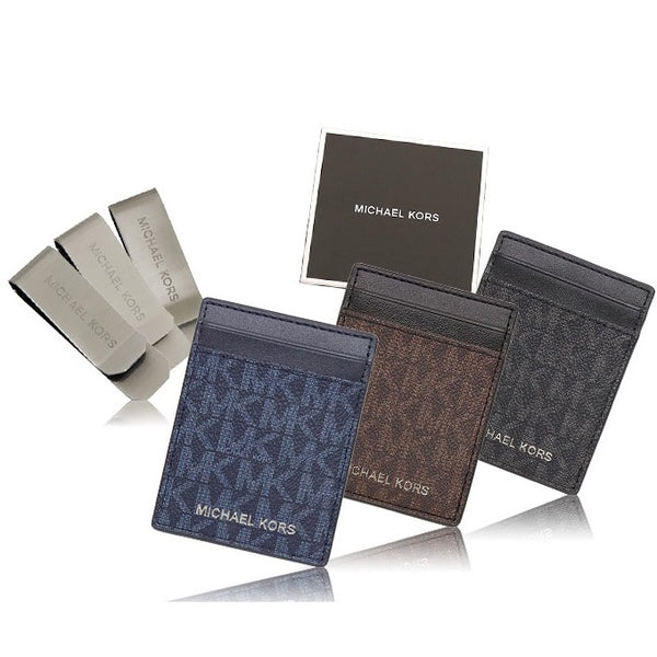 Michael Kors Men's Gifting Money Clip Card Holder Gift Set – luxebags  singapore