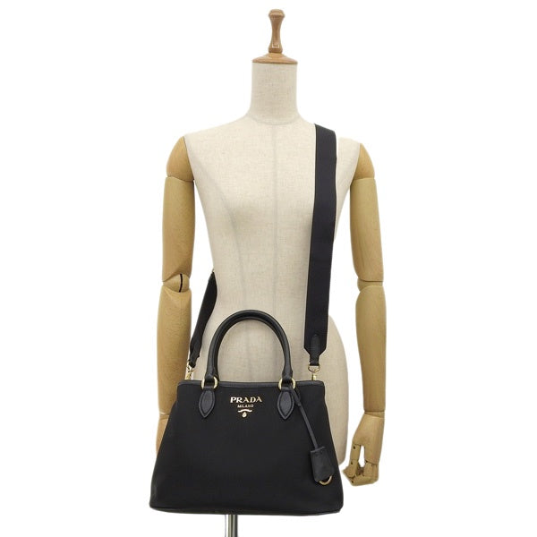 Prada Shoulder bag 2WAY bag Nylon Saffiano Black Ladies – luxebags singapore
