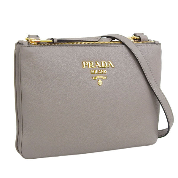 Prada 1BH046 Vitello Phenix Argilla Crossbody Bag – luxebags singapore