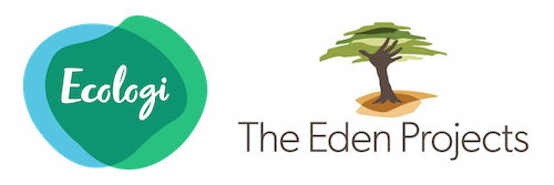 Ecologi Logo und Eden Projects Logo