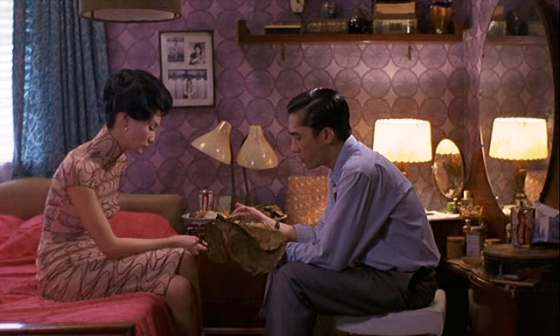 Maggie Cheung starring alongside Tony Leung Chiu-wai in In The Mood For Love