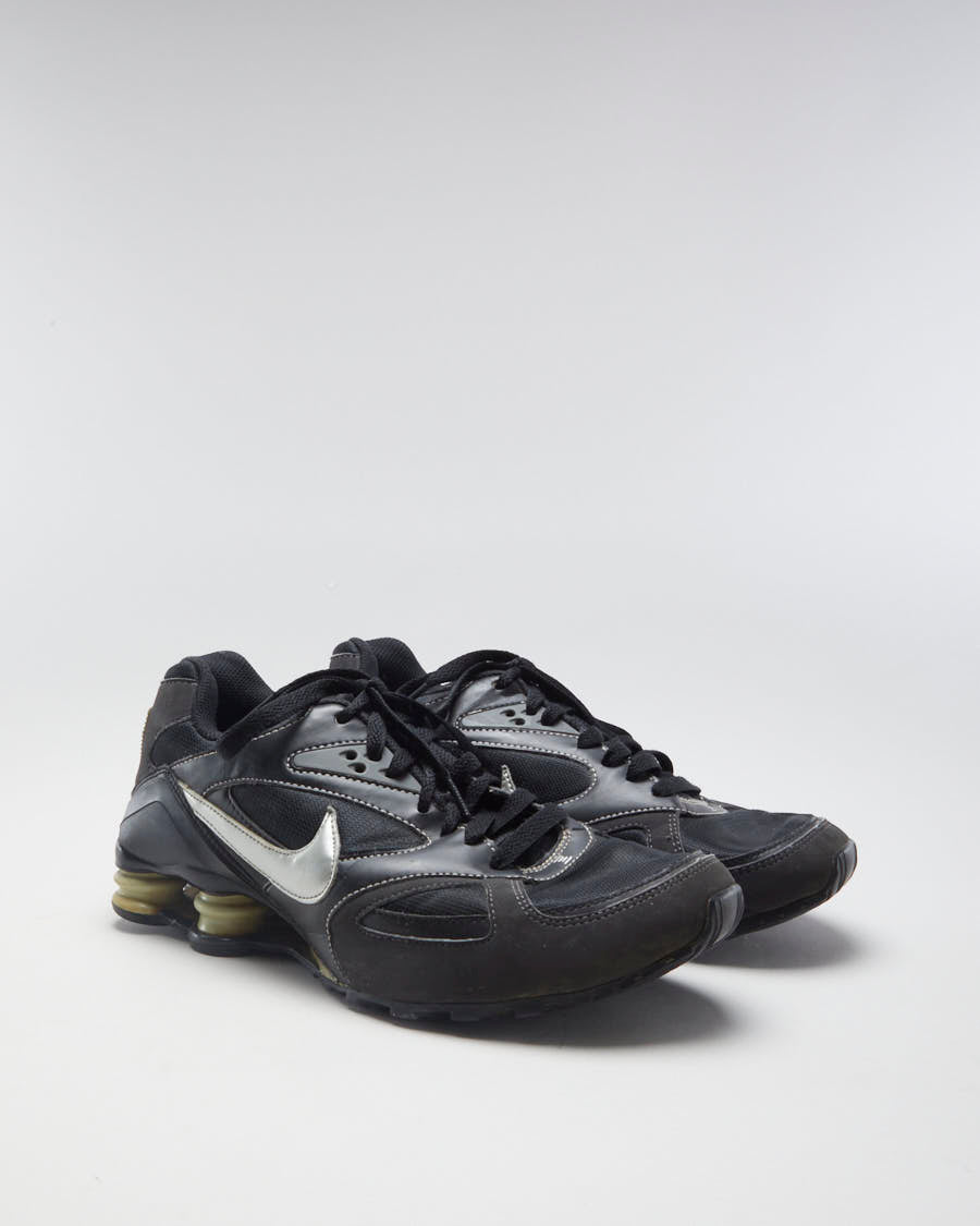 Nike Shox Black Trainers - Mens UK 8