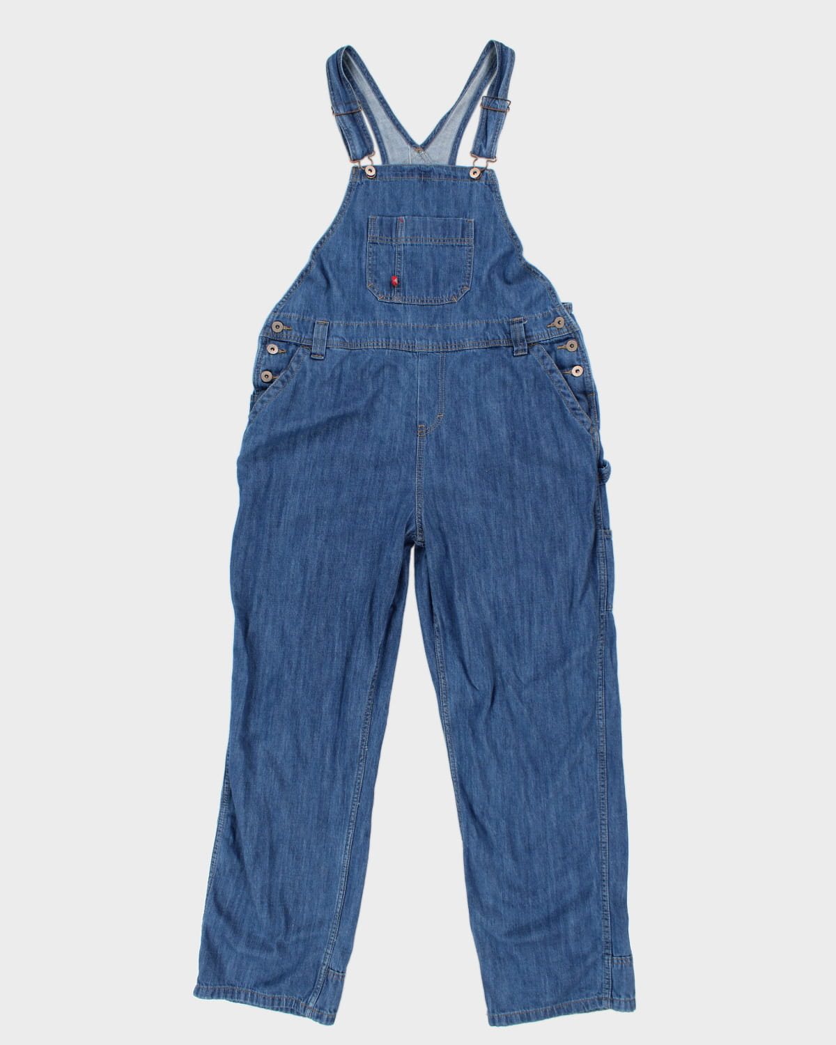 image of Distressed Dickies Dungarees - M