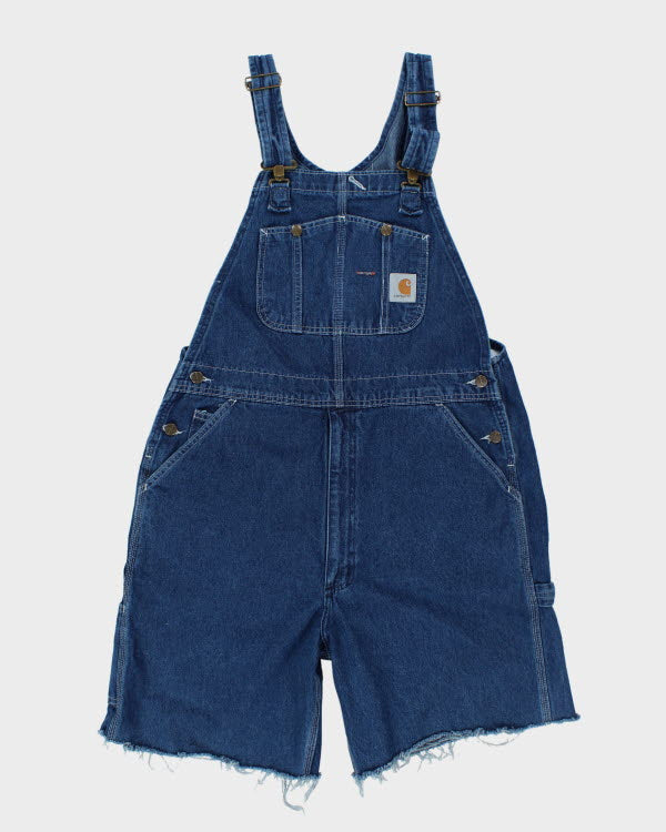 image of 00s Carhartt Denim Short Carpenter Dungarees - W36 L8