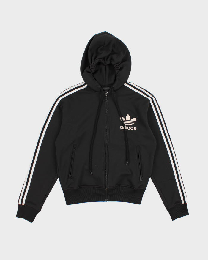 image of Adidas Black Zip-Up Hoodie - S