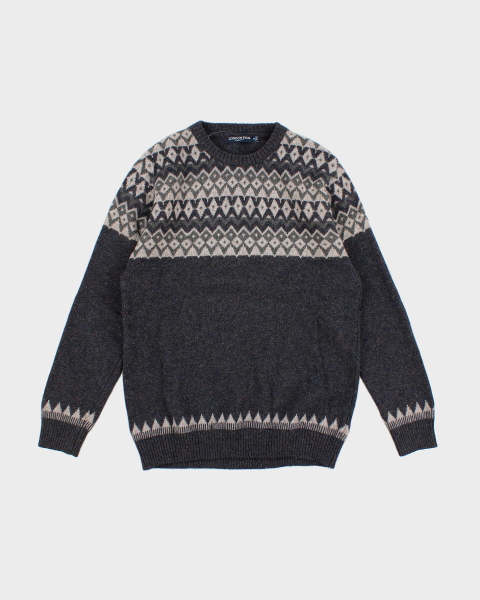 Image of London Fog Wool Blend Jumper - M