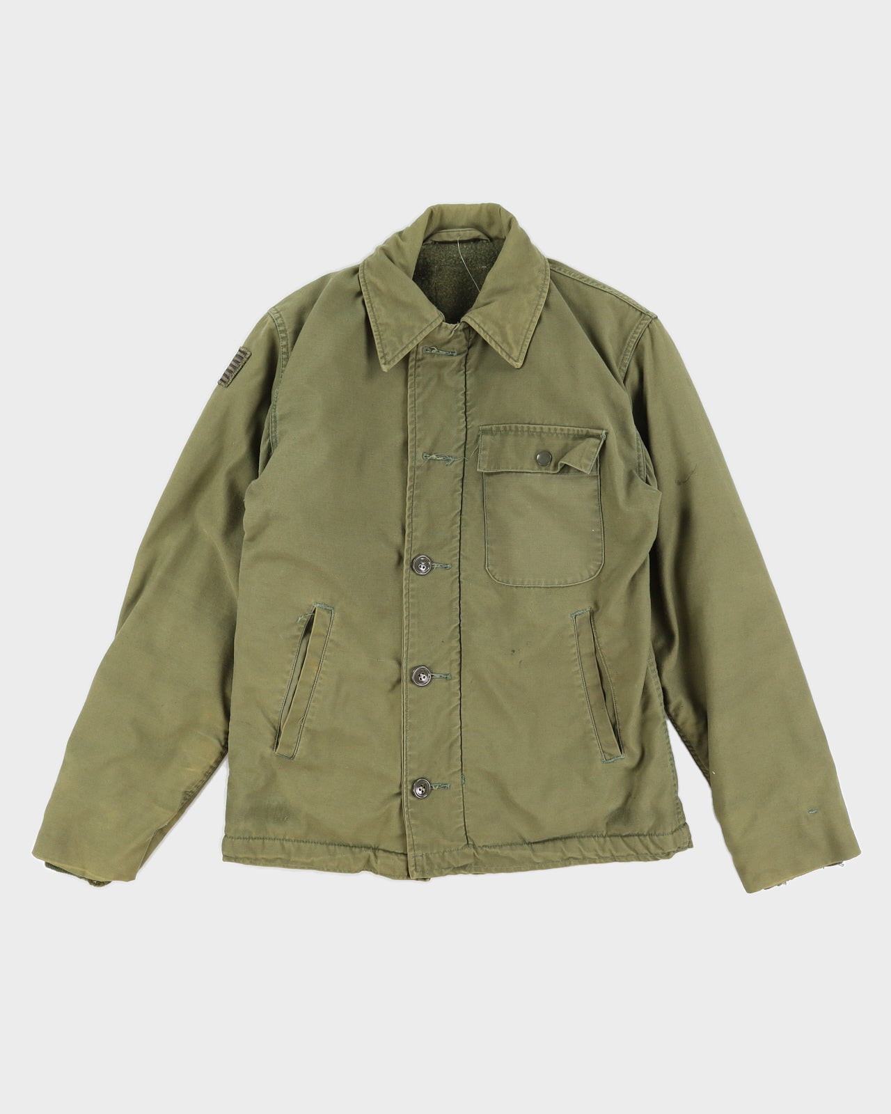 image of 80s US Navy A-2 Deck Jacket - XS