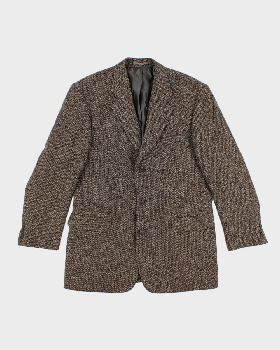 Image of Vintage Strellson Wool Blend Tweed Blazer - L