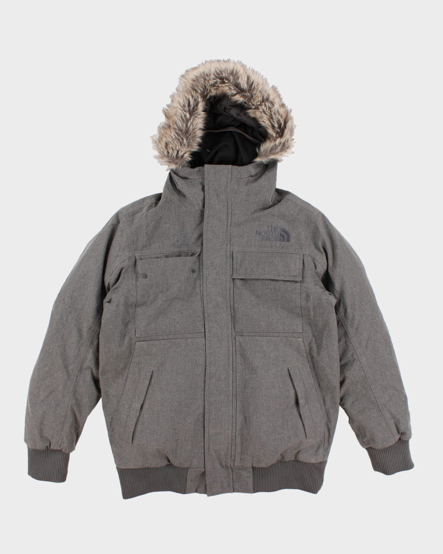 Image of Men's Grey The North Face Hooded Parker - S