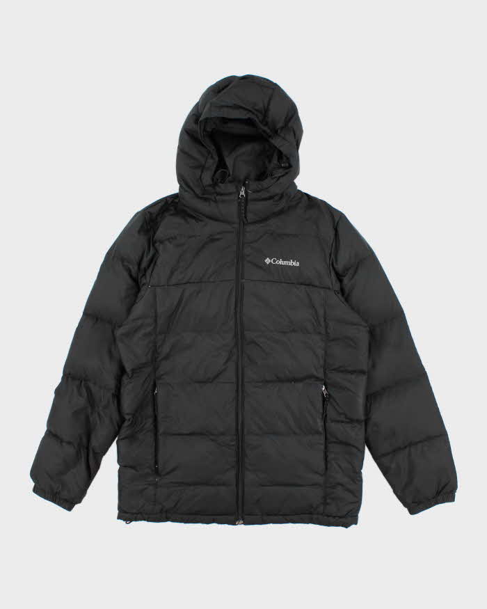 Image of Men's Black Columbia Zip Up Puffer Jacket - M