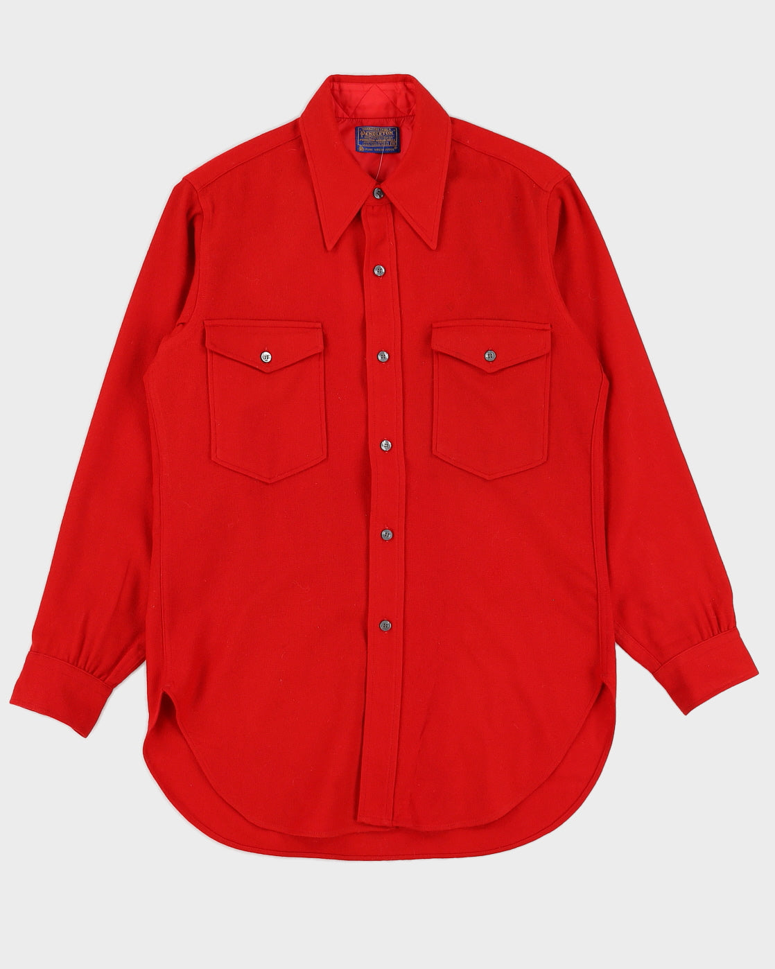 Image of Vintage 70s Pendleton Red Wool Shirt - L