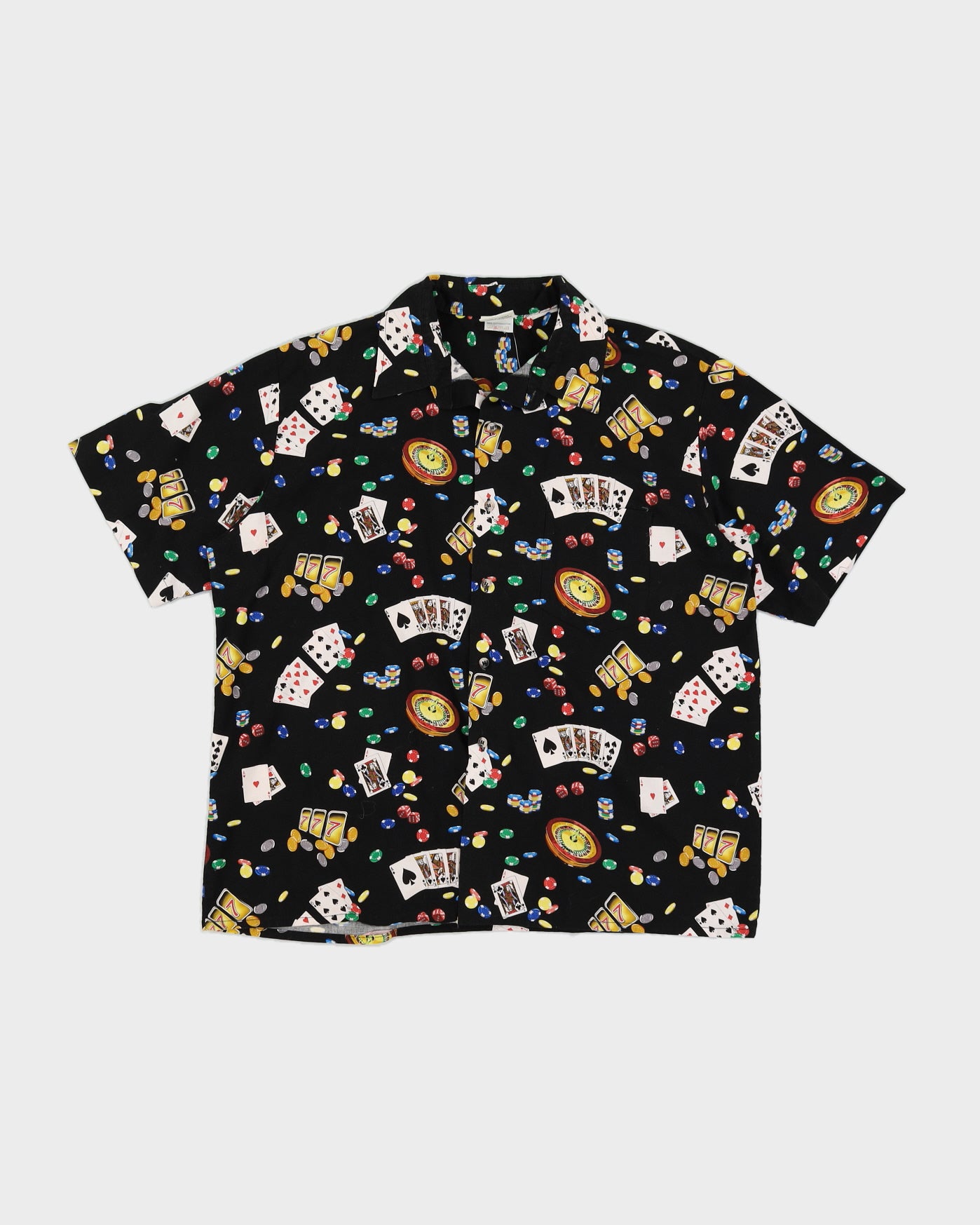 Image of Casino Print Graphic Shirt - XL