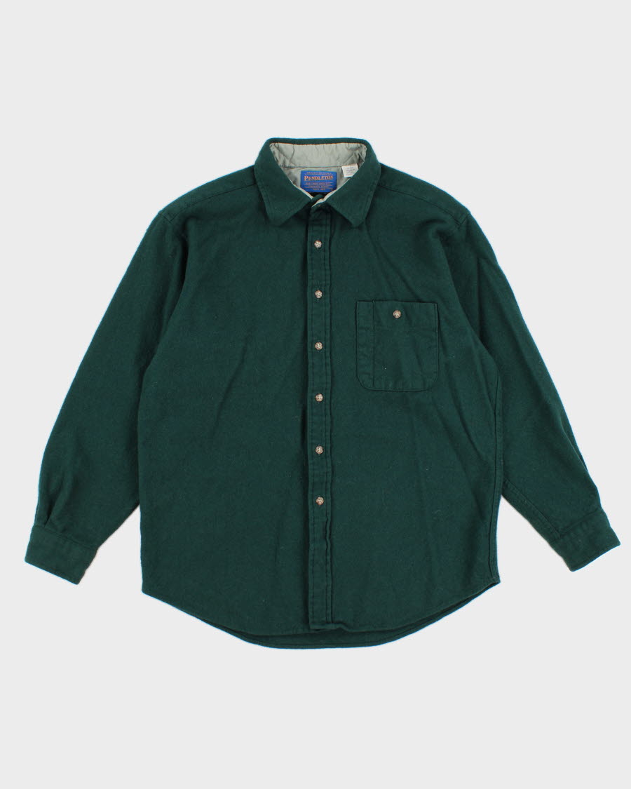 image of Men's Green Pendleton Wool Shirt - L