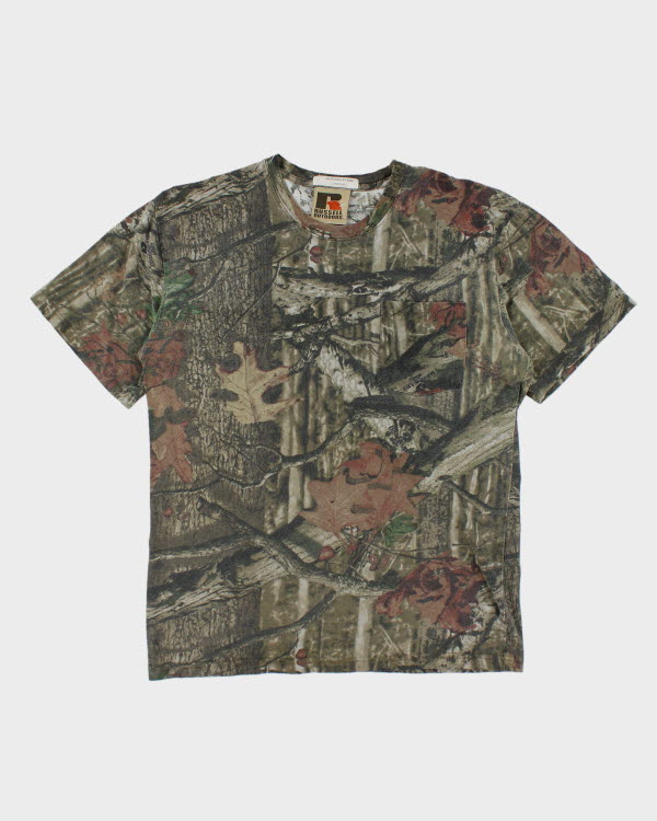 image of Vintage Y2K Real Tree Camo T-Shirt - L