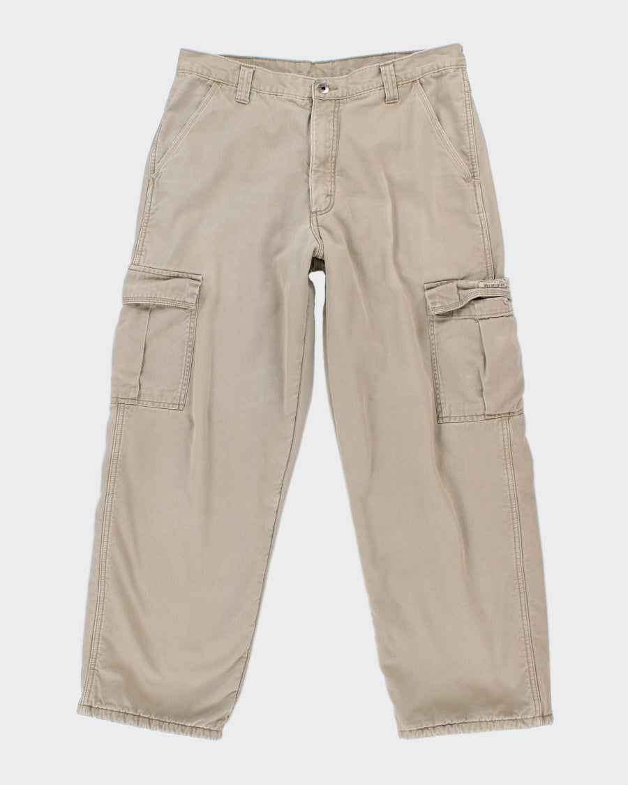 Image of Wrangler Fleece Lined Cargo Trousers - W34 L30