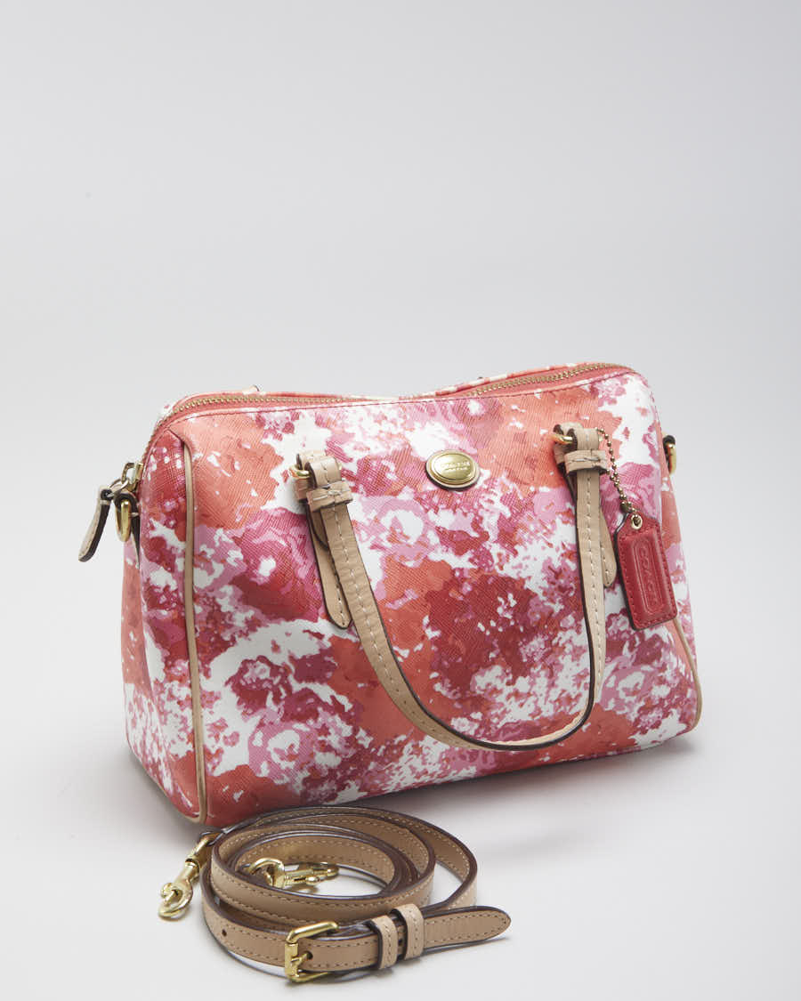 Image of Women's Pink Patterned Coach Hand bag