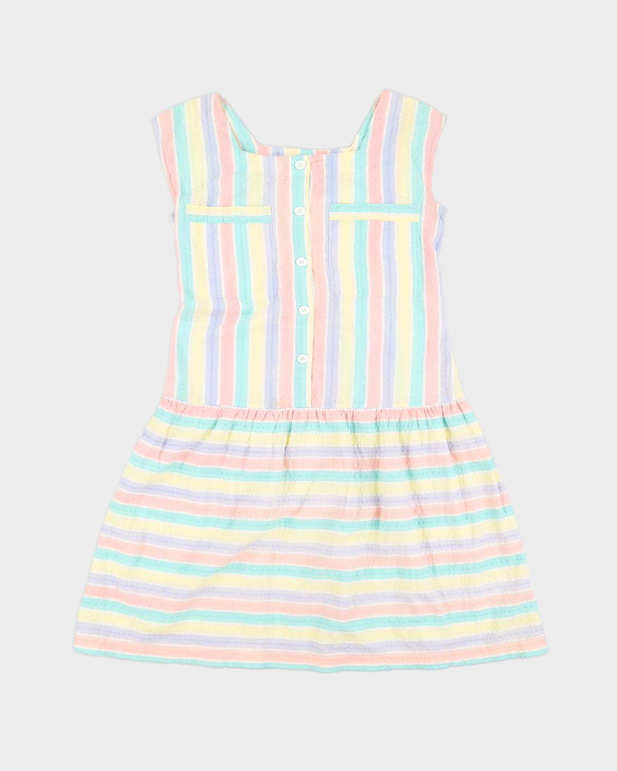 image of Vintage 90s Northern Spirit Pastel Mini Dress - S